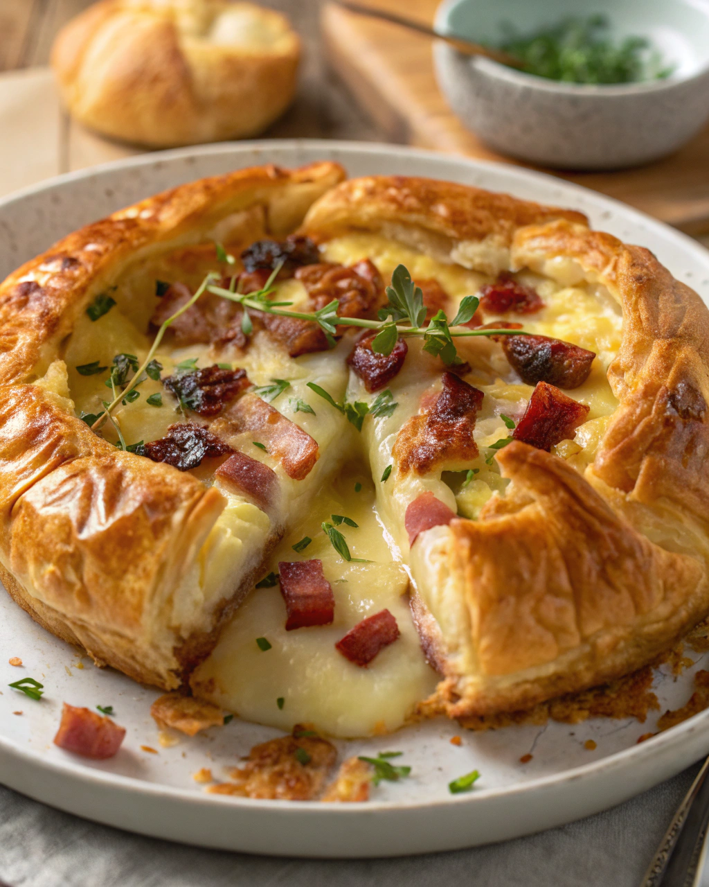 Feuilleté au Camembert et Lardons : Le Fromage Fondant Qui Fait Craquer