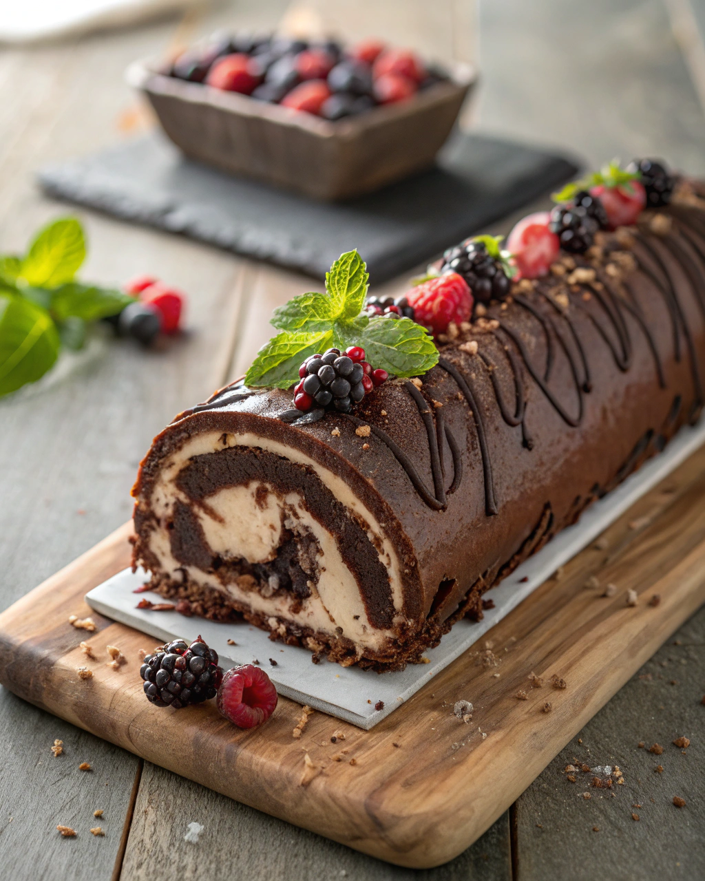 Bûche Forêt Noire Facile : Un Dessert Magique pour les Fêtes