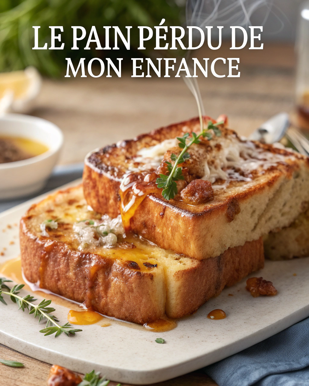 Le Pain Perdu de Mon Enfance : moelleux, doré et nostalgique
