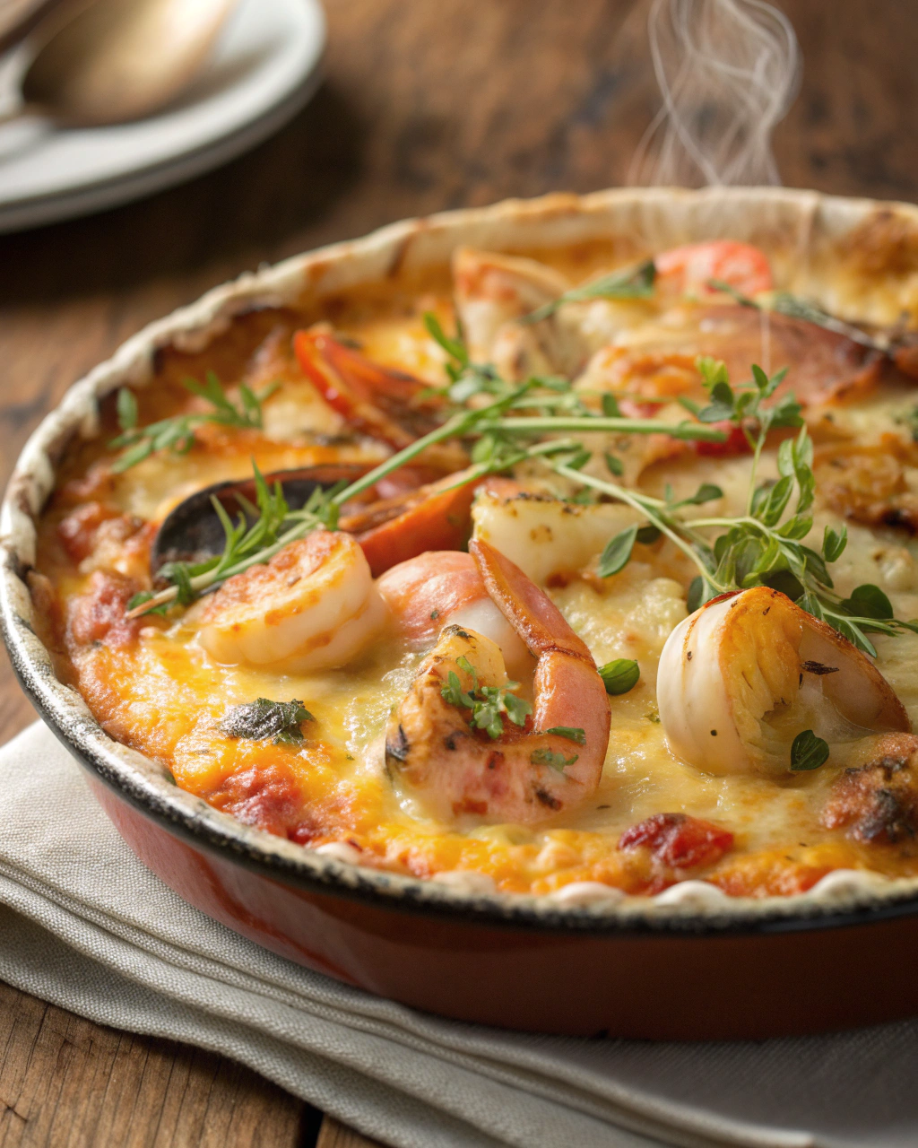 Gratin de Fruits de Mer Simplissime : prêt en 10 minutes, savoureux à souhait !