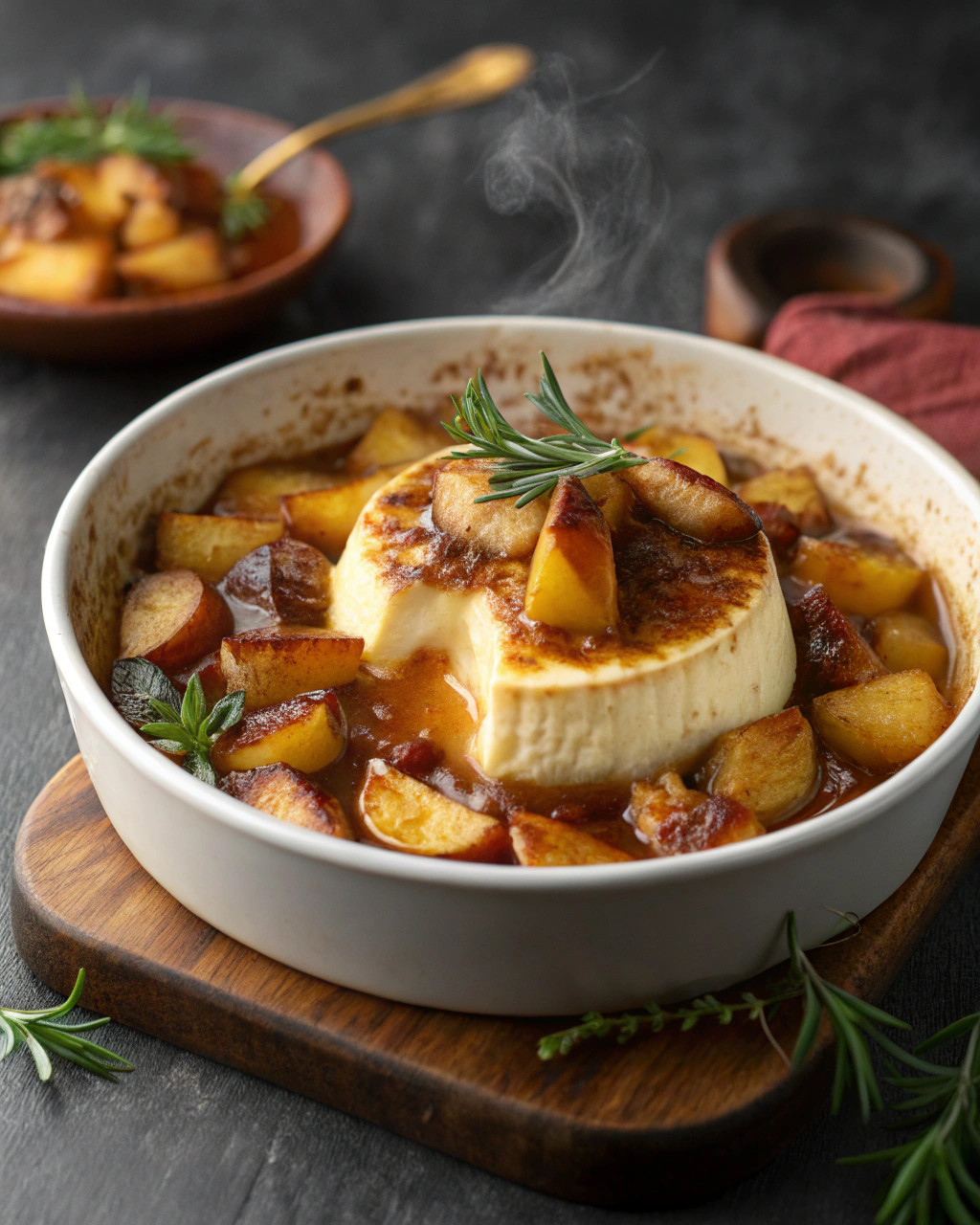 Tiramisu Caramel Beurre Salé et Pommes Poêlées