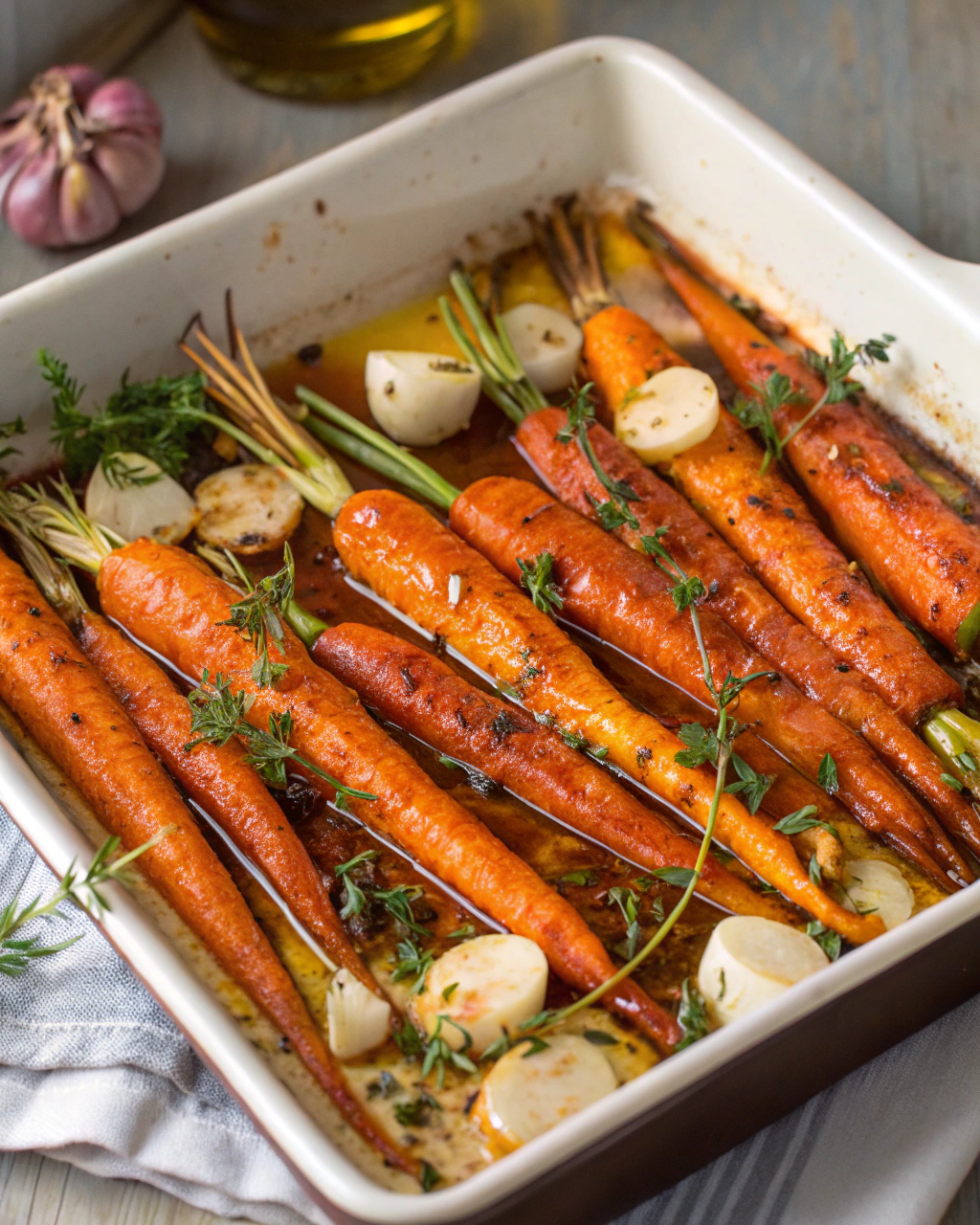 Carottes Rôties au Miel et à lAil : un accompagnement fondant et parfumé