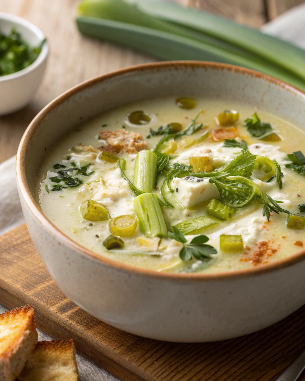 Soupe de Poireaux au Boursin : Facile et Crémeuse