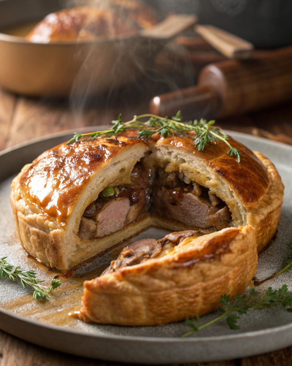 Chausson au Foie Gras et Confit dOignon