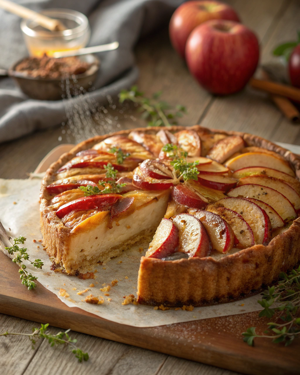 Gâteau aux pommes à tomber par terre