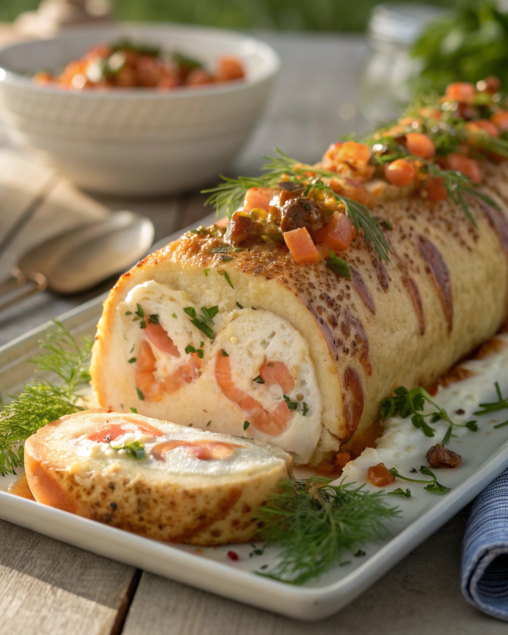 Bûche Salée aux Saveurs de la Mer