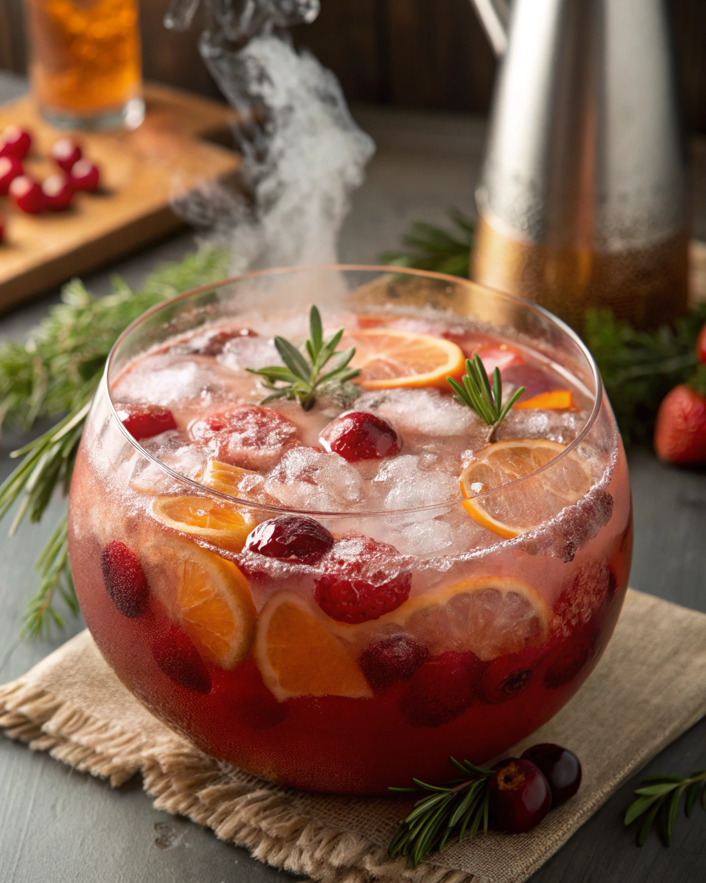 Punch Fantôme de Noël Enneigé : une boisson festive, fruitée et légère pour les fêtes