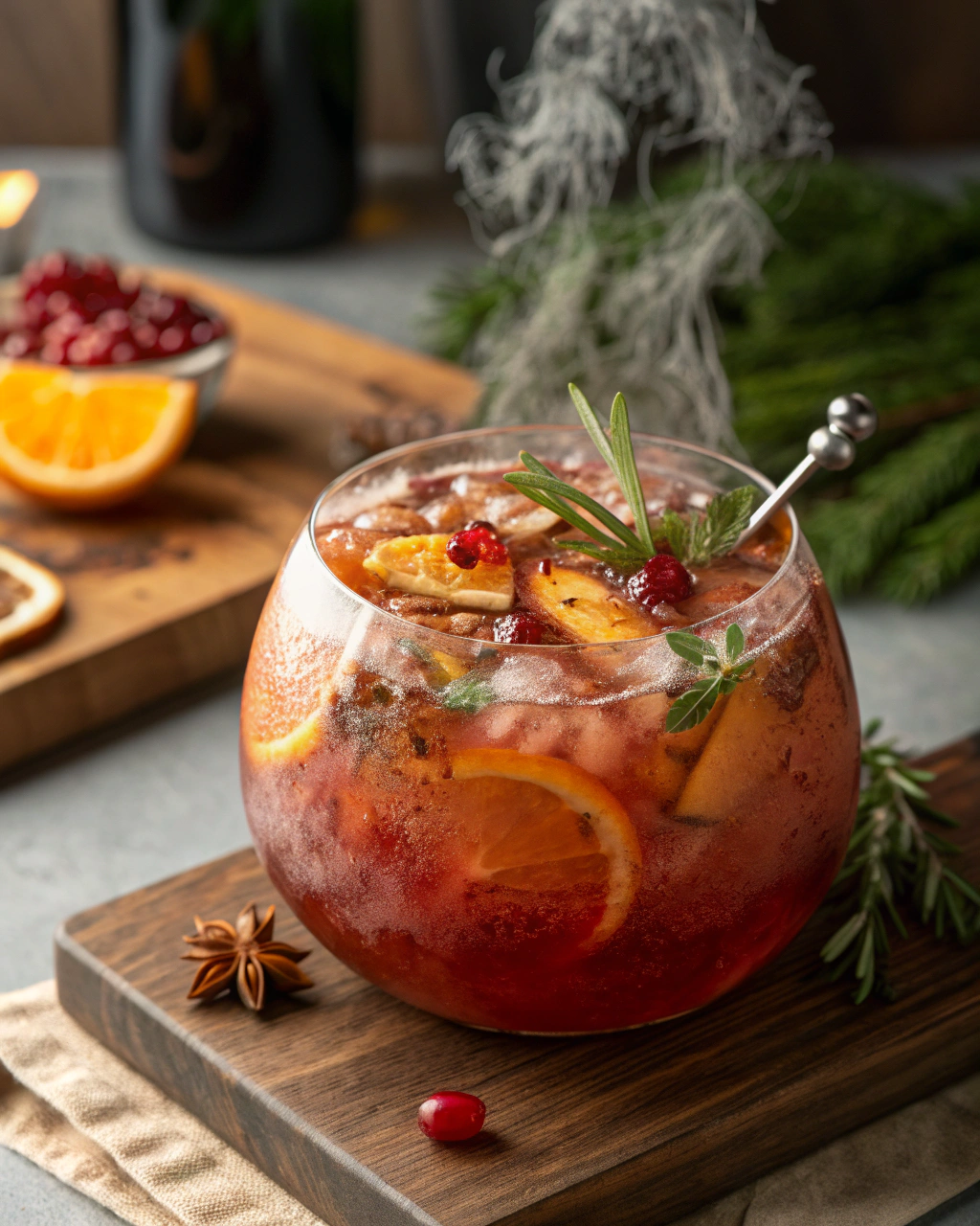 Cocktail / Punch de Noël  Recette Résumée