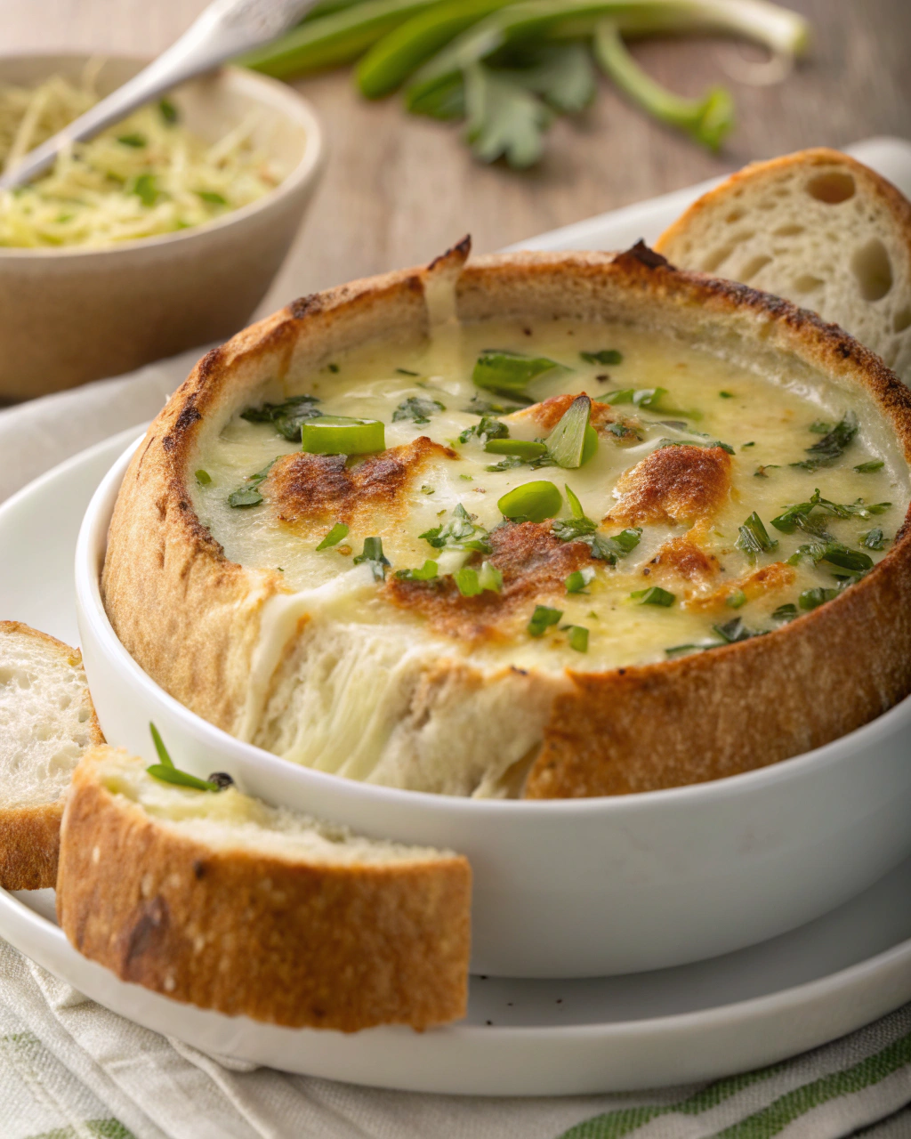 Soupe de Poireaux au Boursin