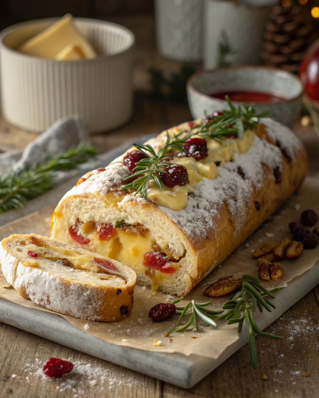 Stollen de Noël au beurre