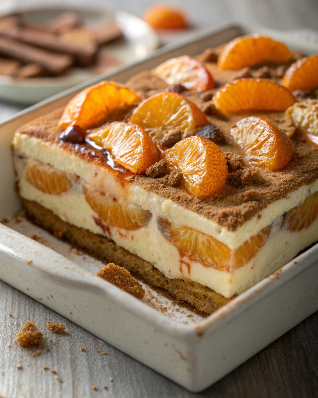 Tiramisu au spéculoos et mandarines