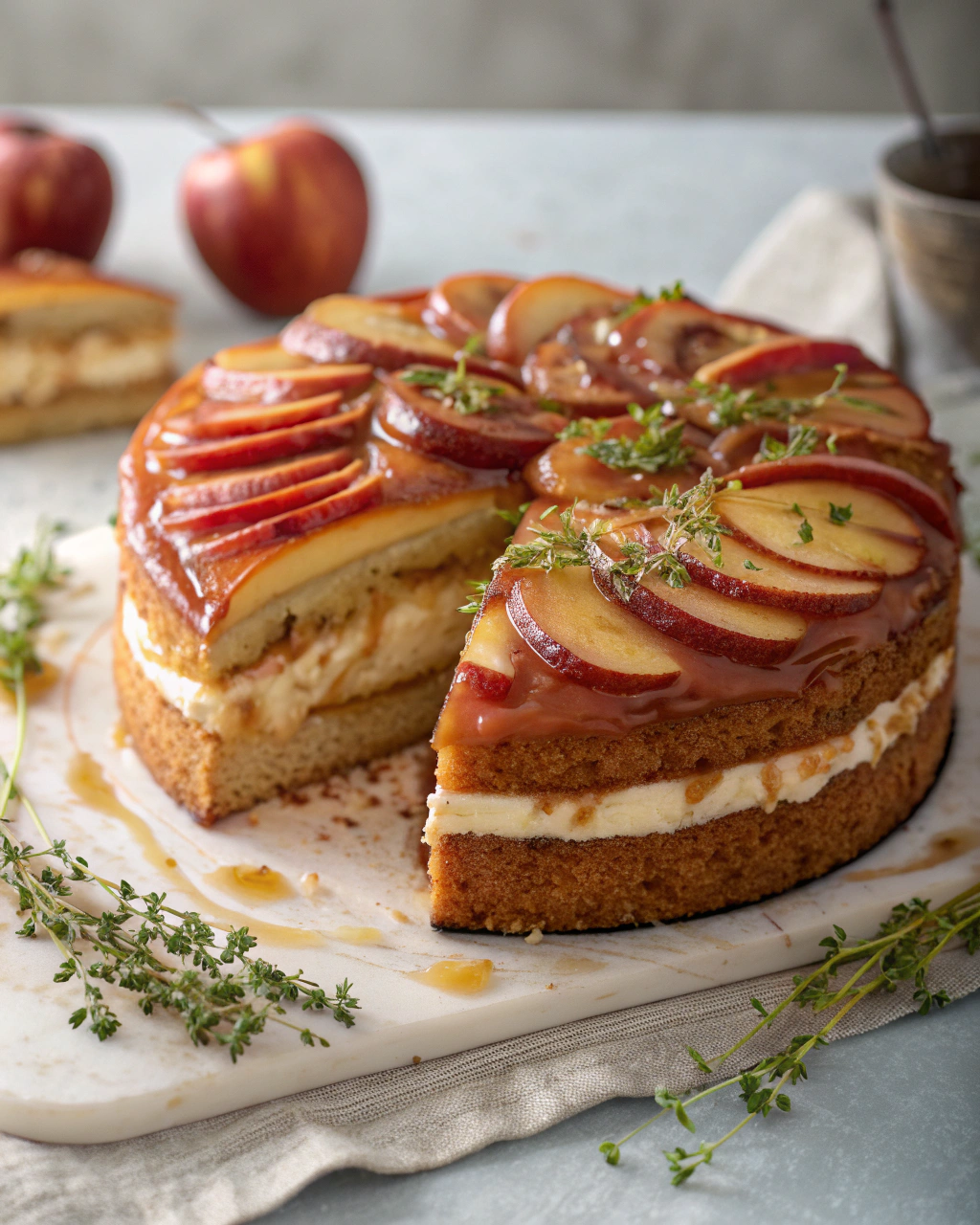 Gâteau aux pommes berlinois