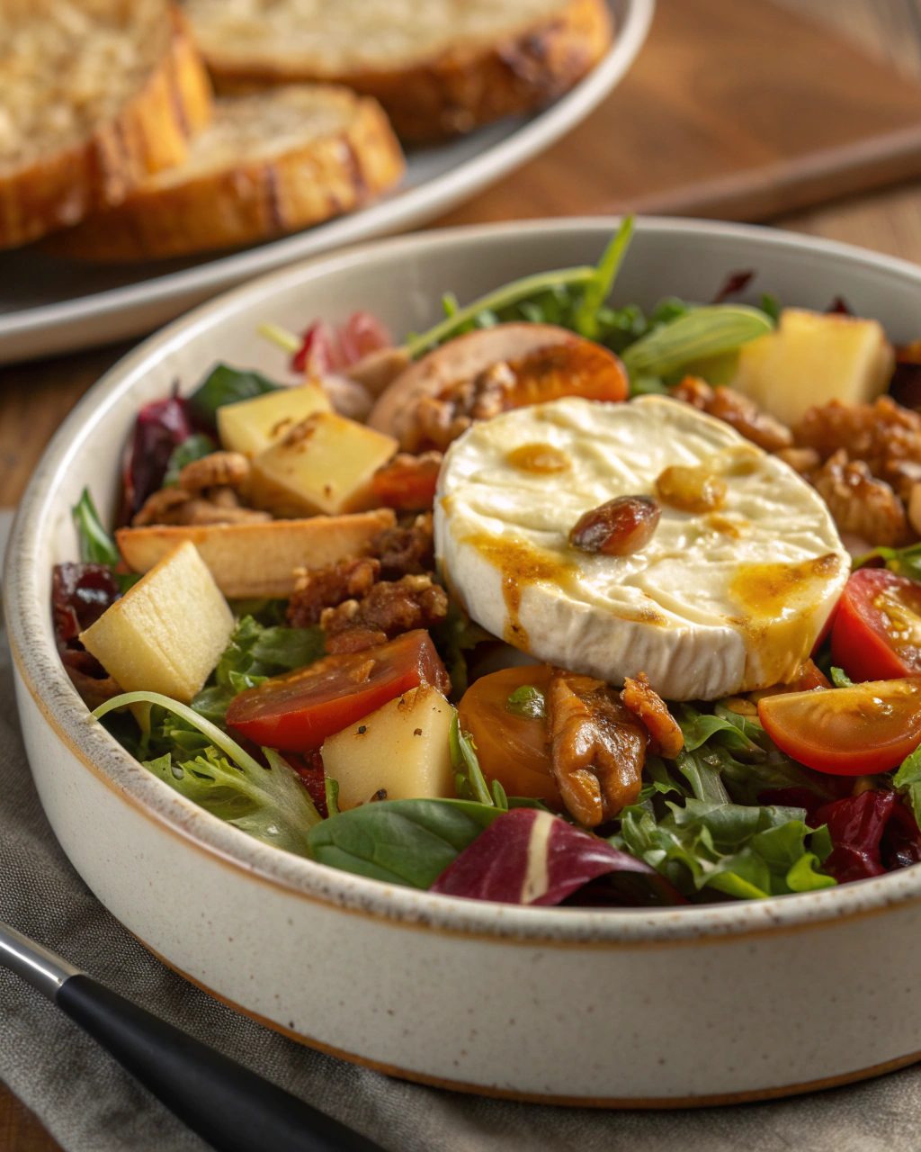 Salade paysanne au fromage de brebis