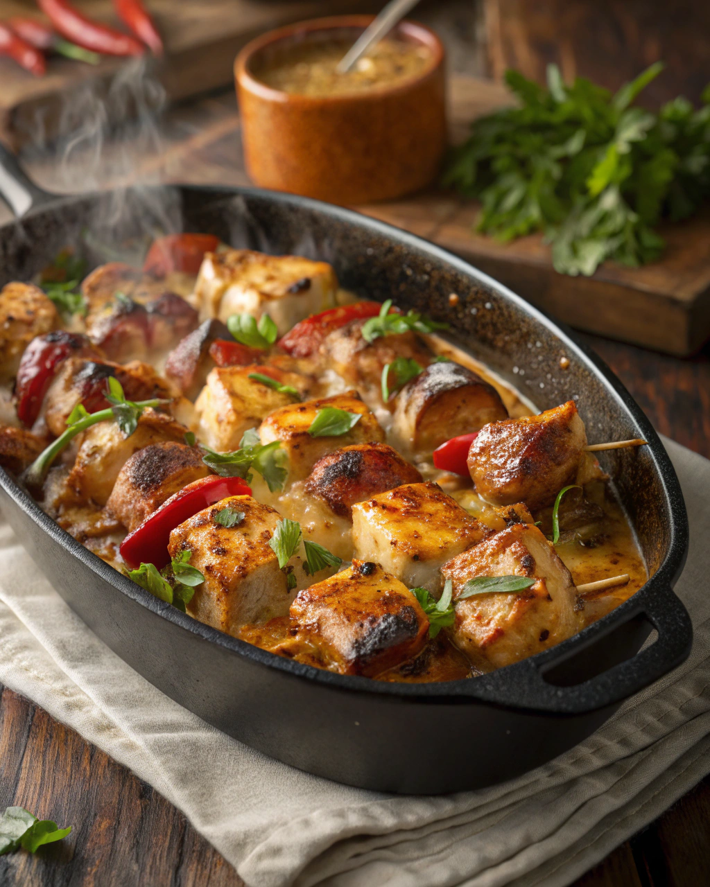 Ragoût de brochettes maison