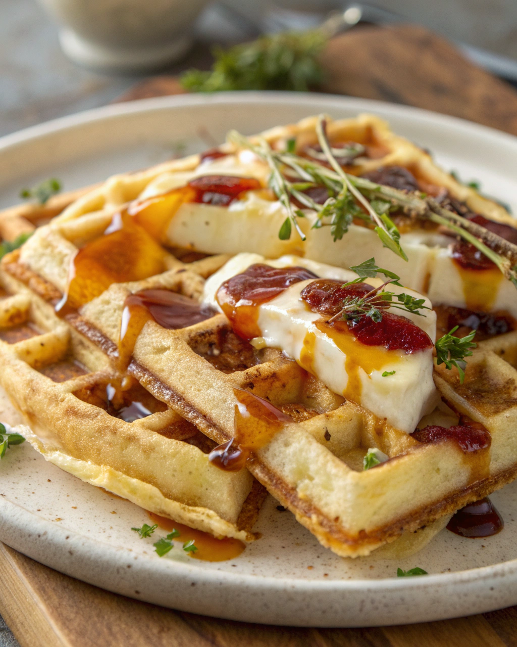 Gaufres vanille et yaourt