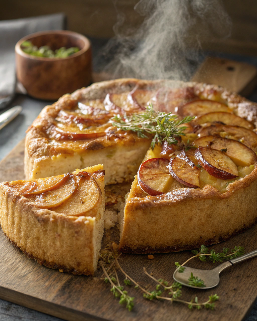 Gâteau aux pommes et schmand