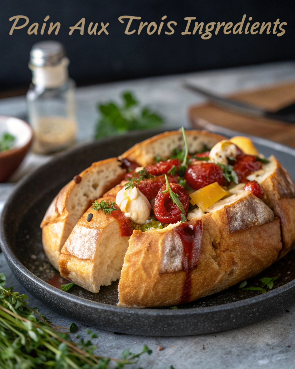 Pain express aux trois ingrédients