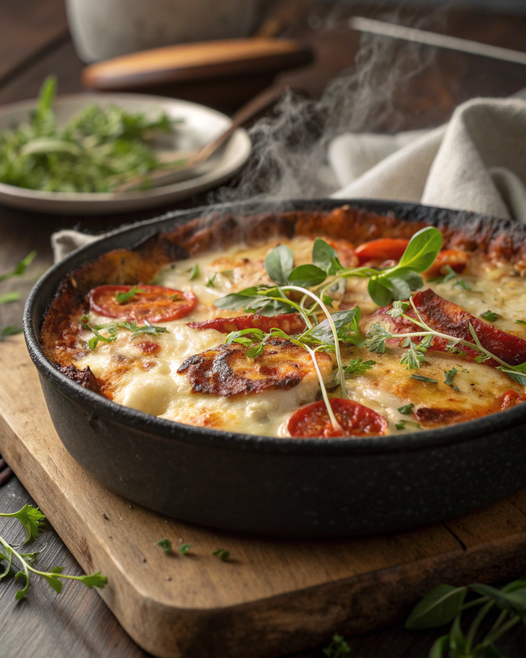 Gratin daubergines moelleux