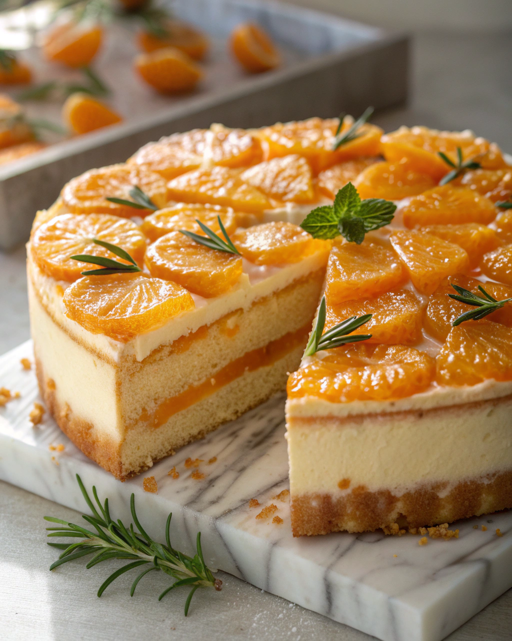 Gâteau Ritter Sport aux mandarines