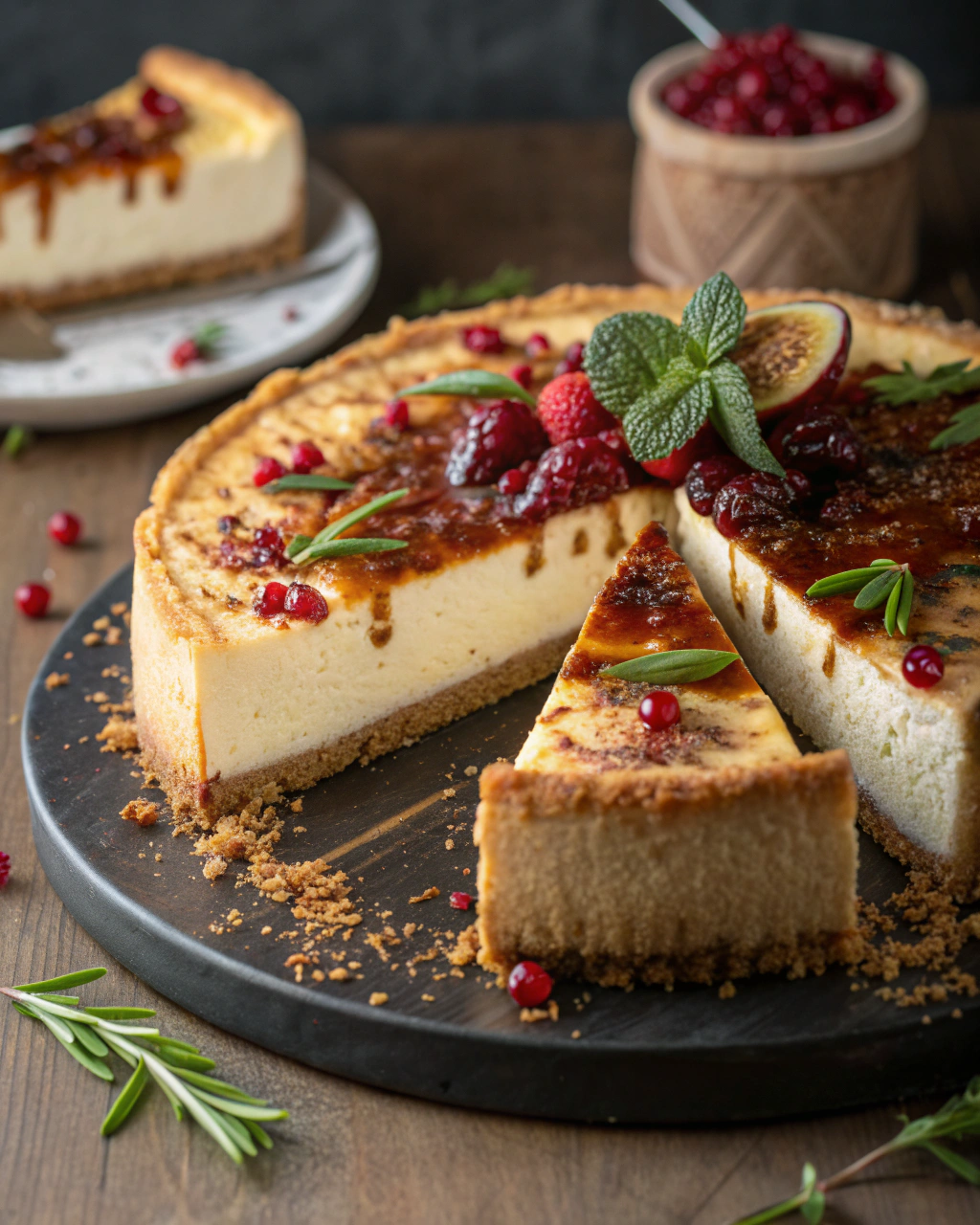 Cheesecake de Noël express