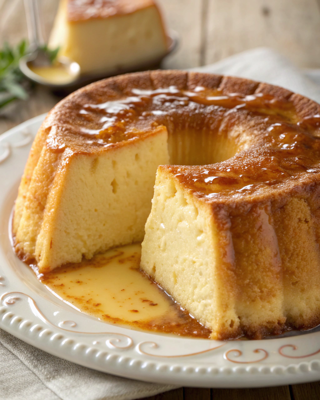 Gâteau au pudding vanille de grand-mère