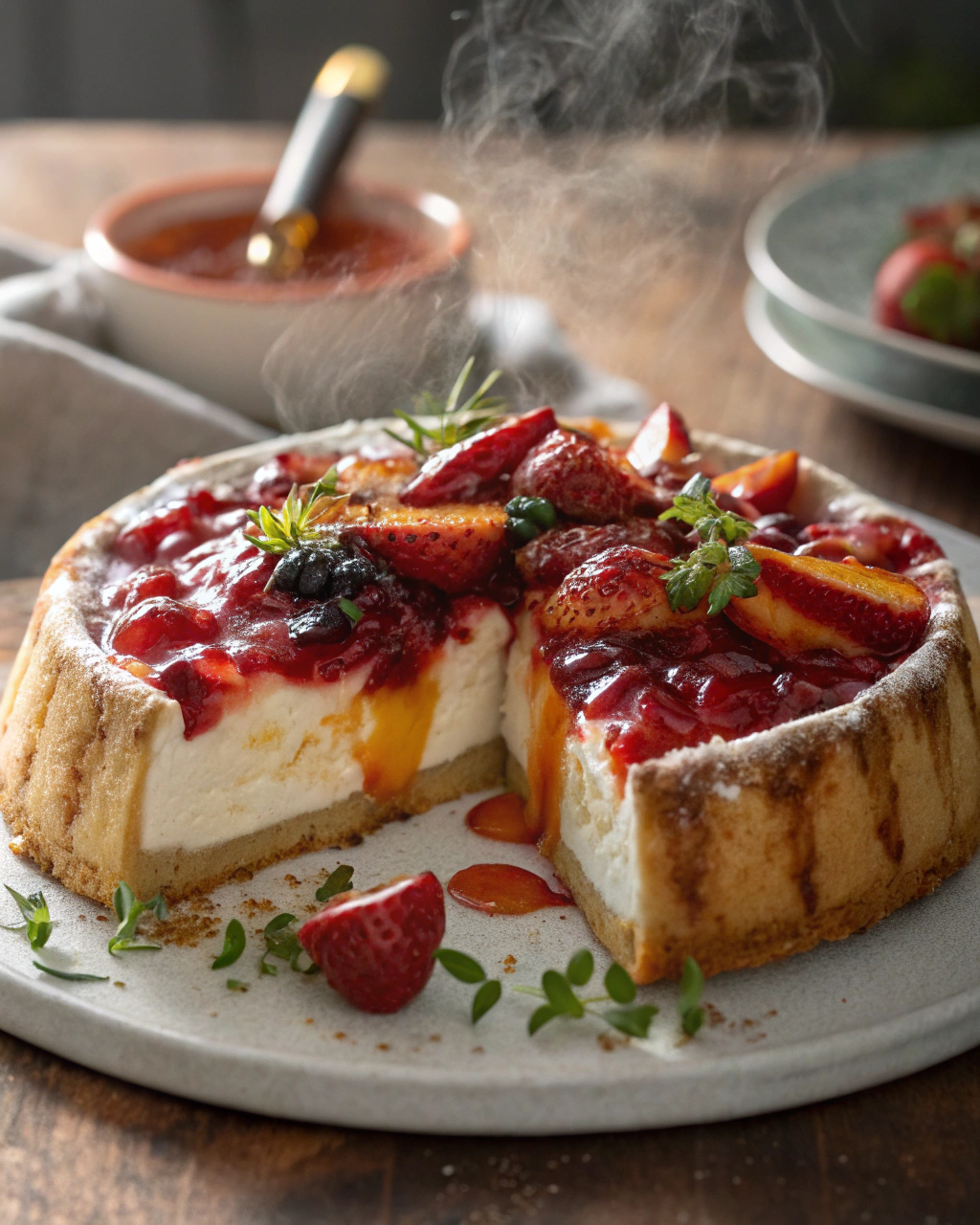 Dessert mascarpone et griottes