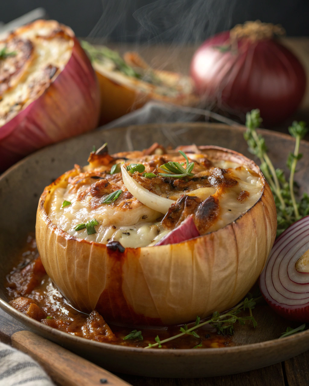 Pain à l’oignon sans levure