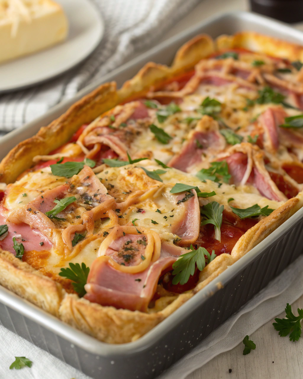 Bâtonnets feuilletés au jambon