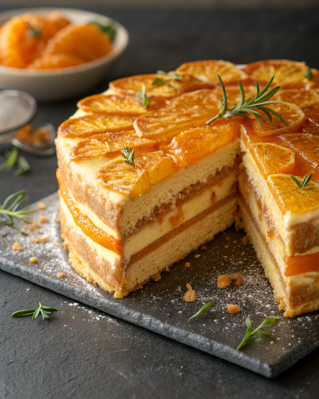 Gâteau Ritter Sport aux mandarines
