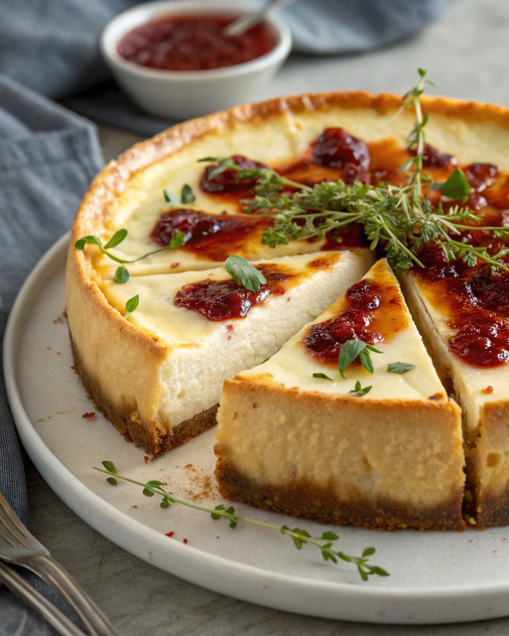 Cheesecake au fromage blanc sans croûte