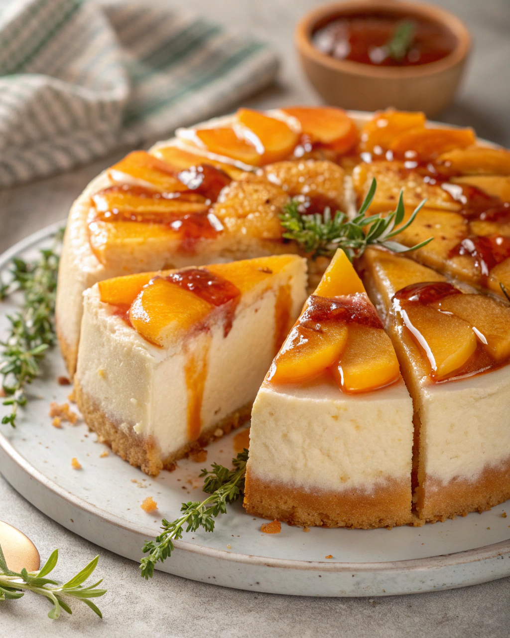 Gâteau Fanta aux pêches