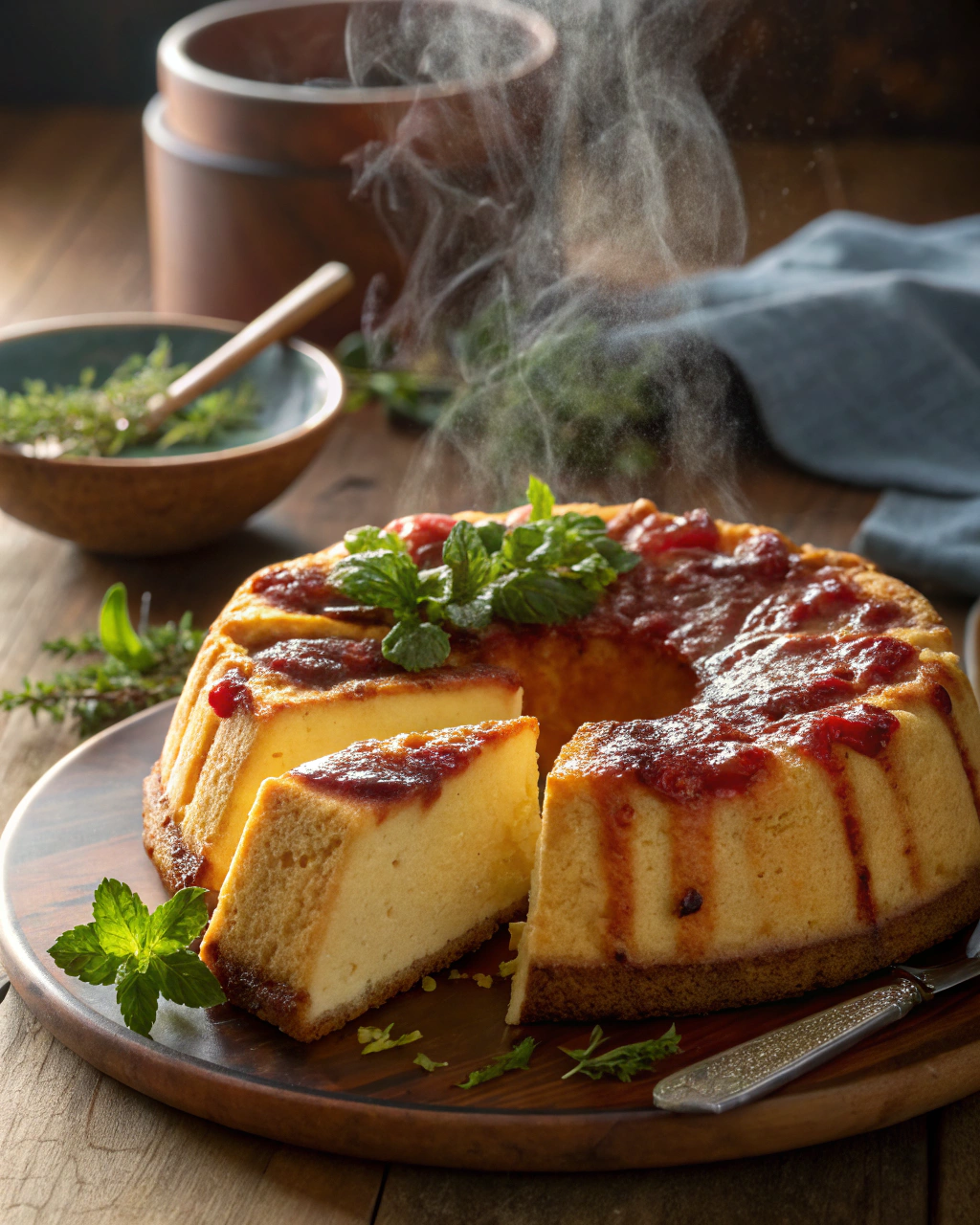 Gâteau à la crème et fromage