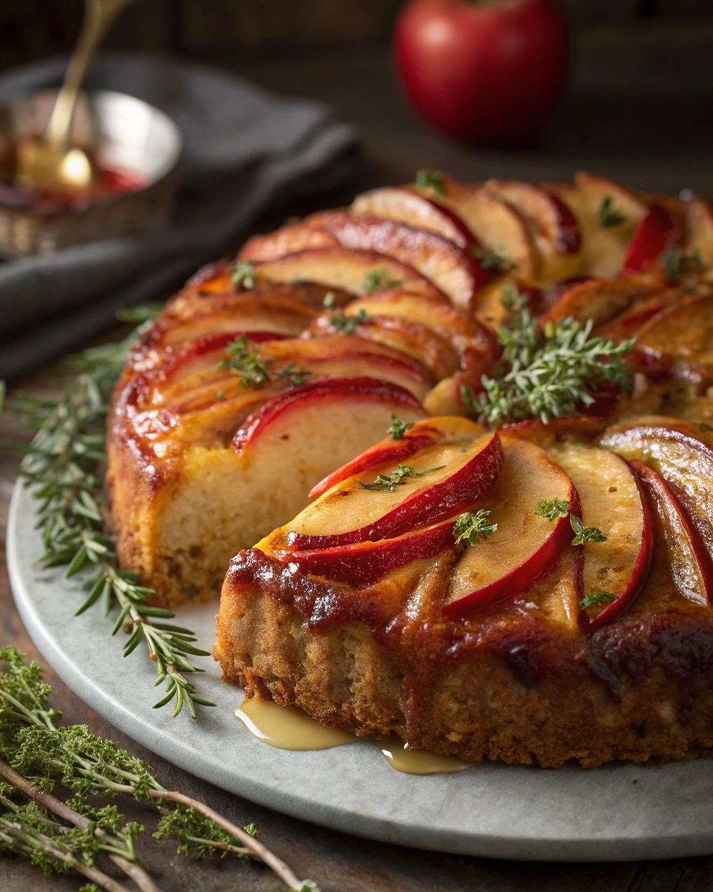 Gâteau aux pommes de Noël