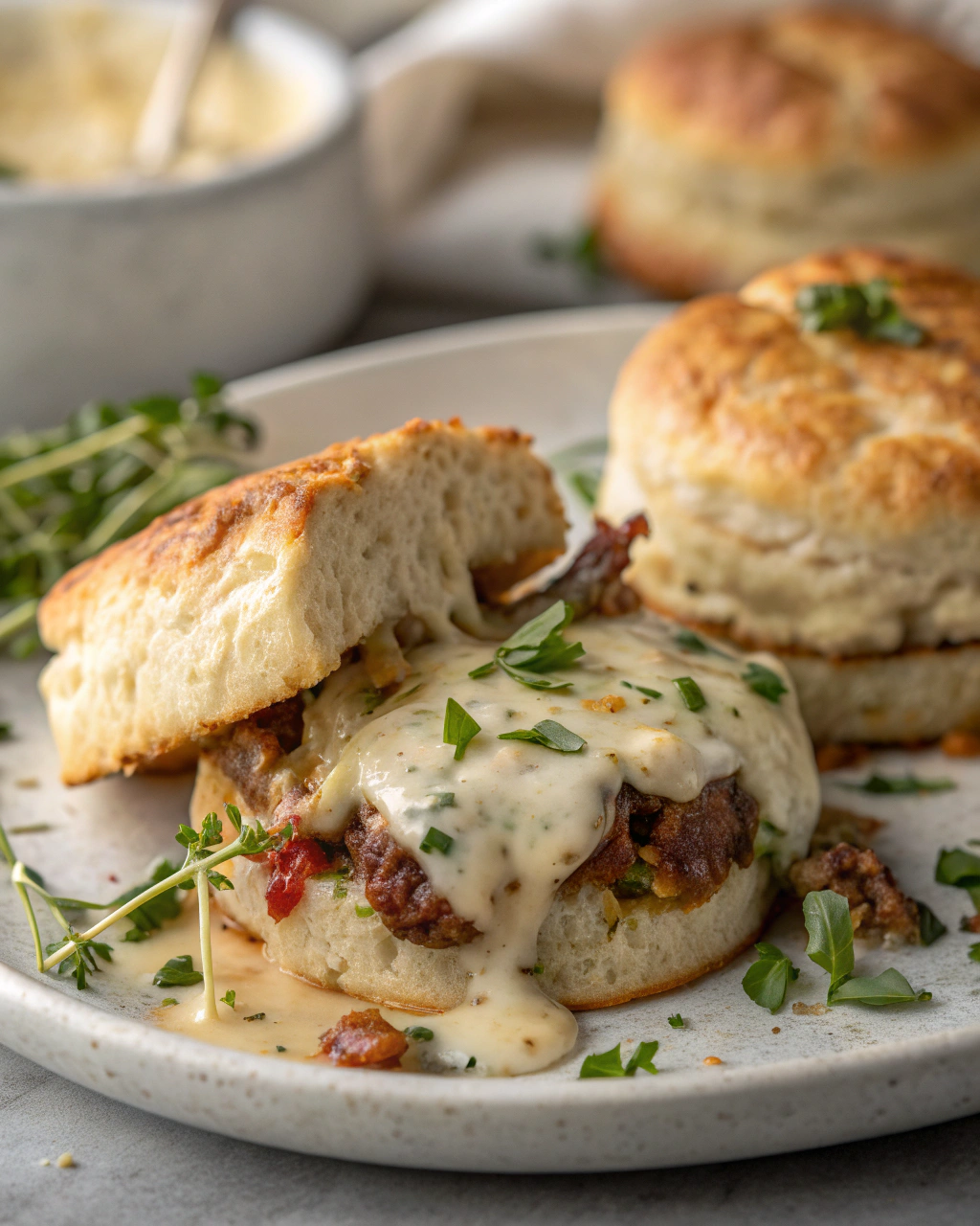 Biscuits crémeux à la crème
