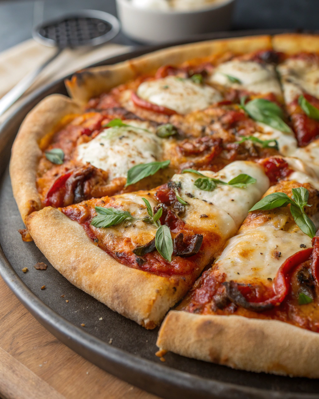 Pizza secouée maison