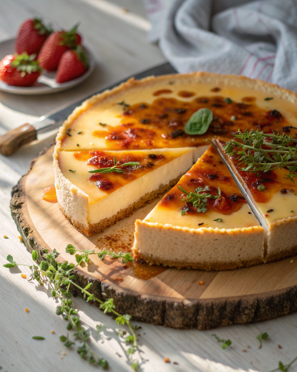 Cheesecake à l’advocat sans cuisson