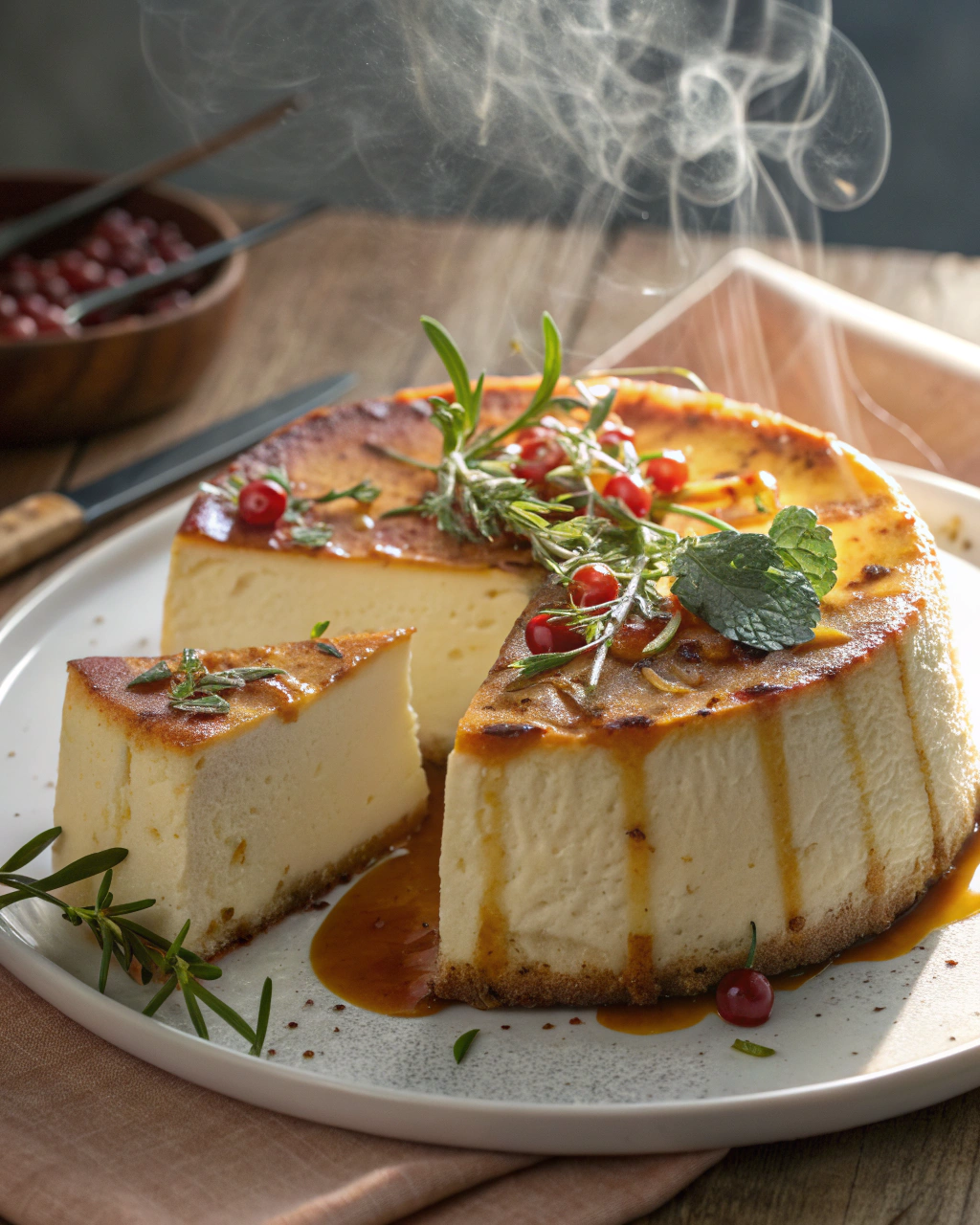 Gâteau au fromage blanc et crème