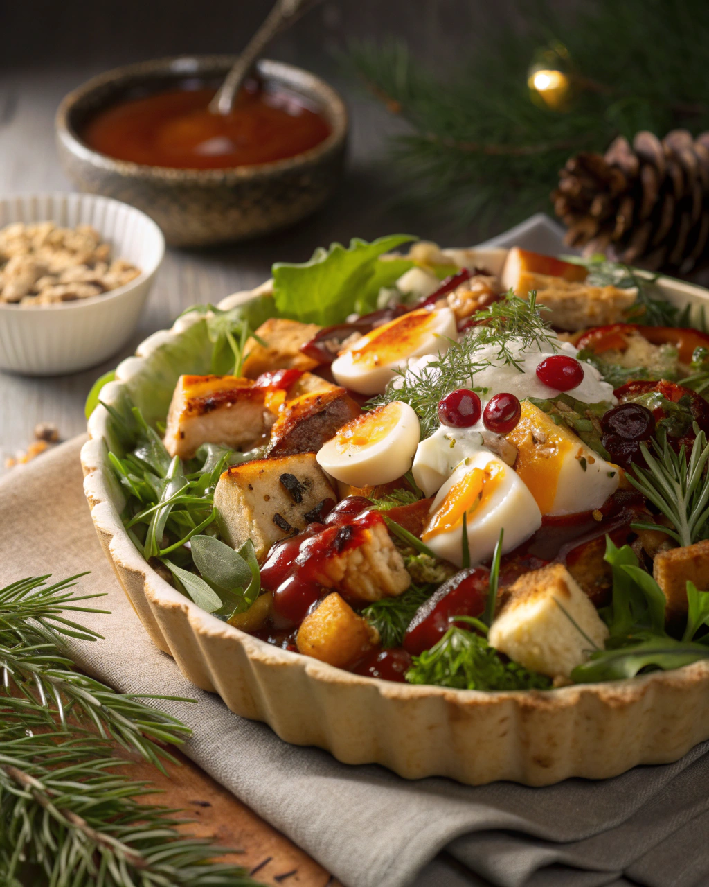 Salade de Noël rapide