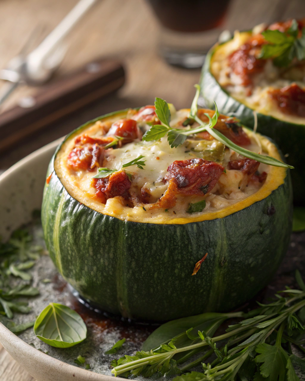 Délicieux Nuages Courgettes Fromage