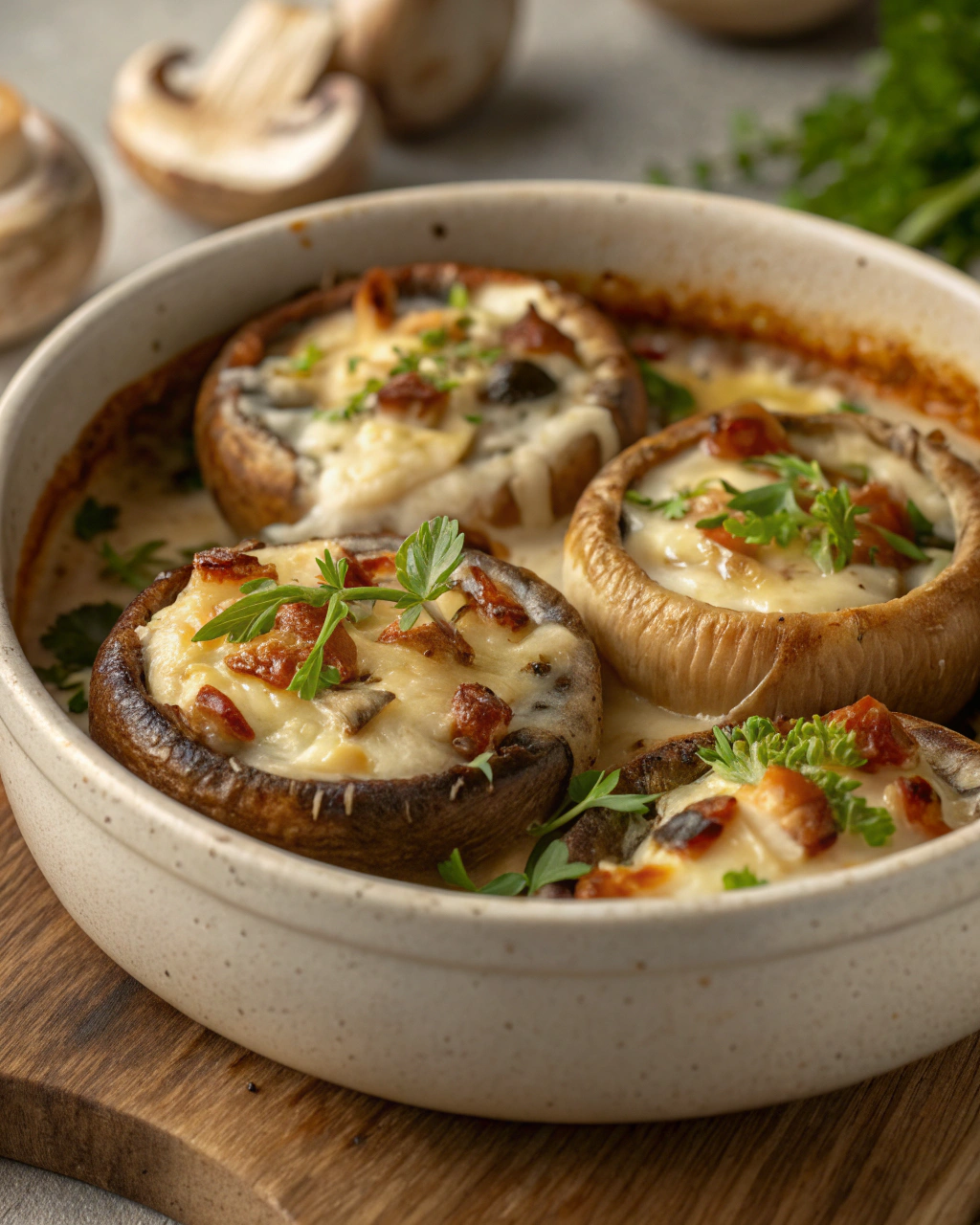 Champignons à la crème