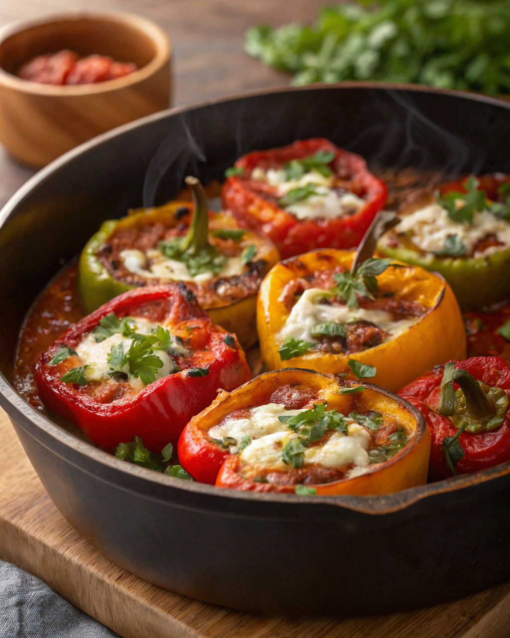 Poêlée de poivrons des Balkans