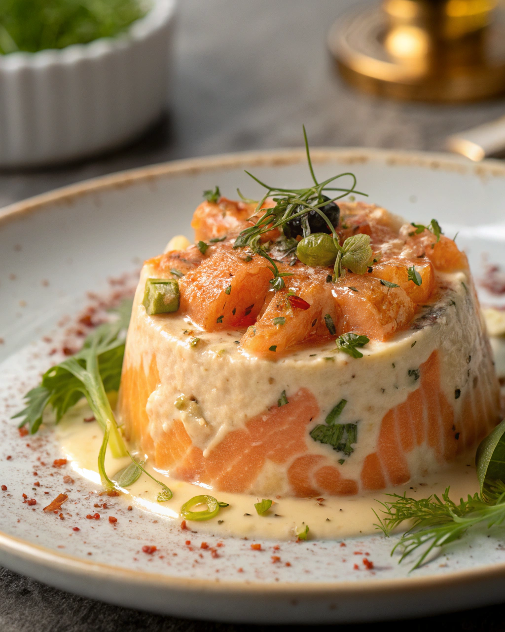 Mousse Davocat au Saumon Fumé